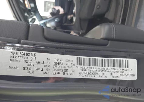 2017 Jeep Grand Cherokee Laredo 4X2 from USA, damaged, VIN 1C4RJEAG1HC664489